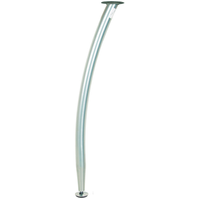 Gamba cilindrica, Alluminio, Metallizzato, 744 mm di altezza. Marchio REI