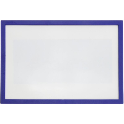 Etichetta magnetica con telaio blu e magnete segni 297x210mm - Primematik