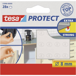 57898-00000-00 Piedino di fissaggio autoadesivo, rotondo Trasparente (Ø) 8 mm 28 pz. - Tesa características
