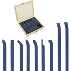 Vidaxl - Set di Utensili per Tornitura 11 pz in Metallo Duro 8x8 mm P30 precio