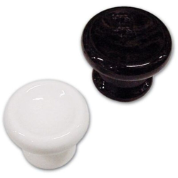 Pomolo per Mobili in Legno art. 201/A colore Nero misura 38x28 mm 2 pz - EAC en oferta