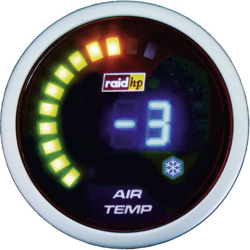 Indicatore temperatura esterna raid hp 660511 Strumento da incasso Campo di Misura -20 - 125 °C NightFlight Digital Blu precio