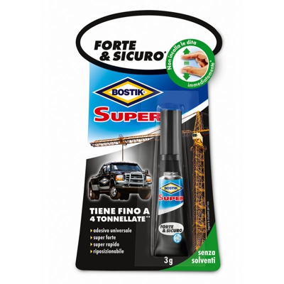 24 PZ Di BOSTIK SUPER FORTE & SICURO 3 GR. - UHU BOSTIK