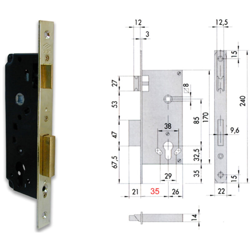 Cisa 5c110-70-0 Serr Inf Cil Sag Bq F22 precio