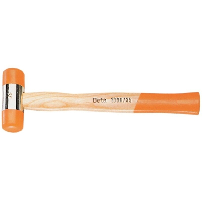 Beta - Mazzuole con battenti intercambiabili plastici manico in legno art. 1390 28