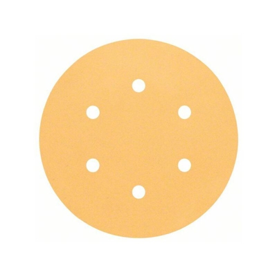 Bosch Foglio abrasivo C470, 150 mm, 220, 6 fori, Velcro, confezione da 50