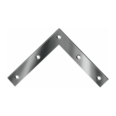 VORMANN Angolo d'angolo L.120 x 120mm B.20mm S.2,0mm STA zincato caposquadra