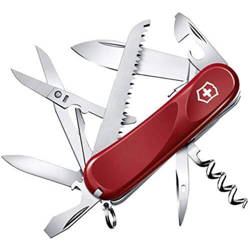 Coltellino svizzero Victorinox Evolution 17 2.3913.SE con 15 funzioni tra cui forbici, limetta per unghie e cacciavite rosso bloccabile con cacciavite características