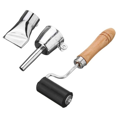 DSH-A1080W pistola di plastica dritto impugnatura regolabile pistola ad aria riscaldato punta 2 +1 del gel di silice puck - ASUPERMALL