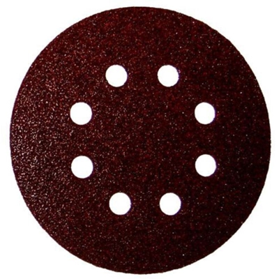 Dischi Abras. Velcrati 8 Fori Mm.125 Gr. 80 - NASTROFLEX