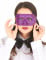 Mascherina di plastica viola con paillettes adulto precio