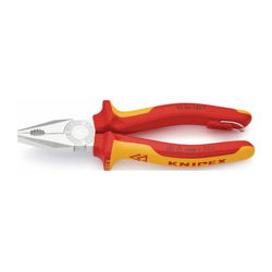 KNIPEX Pinze combinate totali L.180mm chr.multi-componente manicotti VDE Knipex características