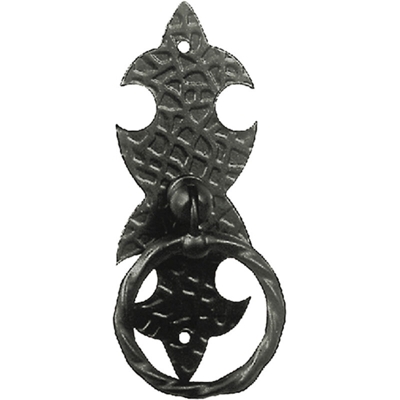 Enrico Casiraghi - MANIGLIA AD ANELLO CON PIASTRA mm 45