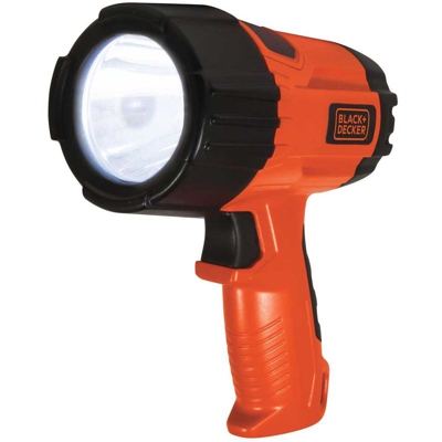 Torcia Led Black Decker 3W 375 Lumen a Batteria Luce Emergenza Manico Ergonomico - BAKAJI