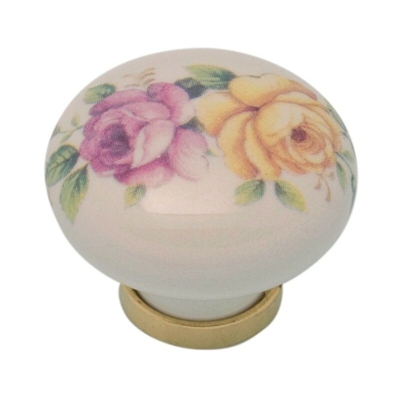 Pomolo pomello per mobili in ceramica 31 x 26h mm 25 pezzi art. F21 - IDROWEB