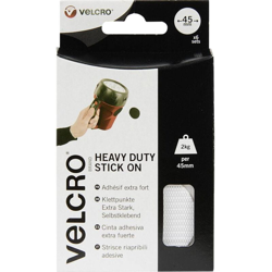VELCRO® VEL-EC60249 Punti a strappo da incollare Lato morbido e lato rigido, extra forte (Ø) 45 mm Bianco 6 Paio/a en oferta