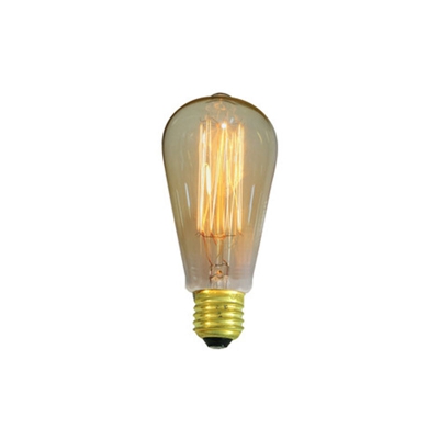 Lampadina decorativa ovoidale Electro DH 25 W, filamento di carbonio, attacco E27, 80.671/25