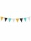 Ghirlanda in cartone con festoni a pois 130 cm