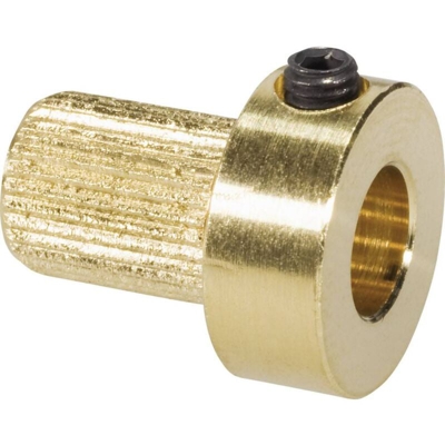 N.a. - Inserto per giunto Ottone Inserto connettore in ottone da 6 mm per modellino navale Ø foro: 6 mm (Ø x L) 13 mm x 15 mm