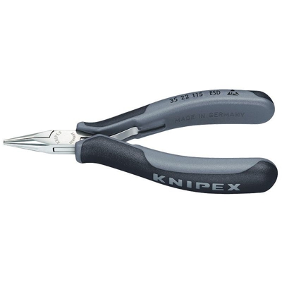 Pinza speciale per elettronica ESD rivestiti in materiale bicomponente 115 mm - 35 22 115 ESDSB - Knipex