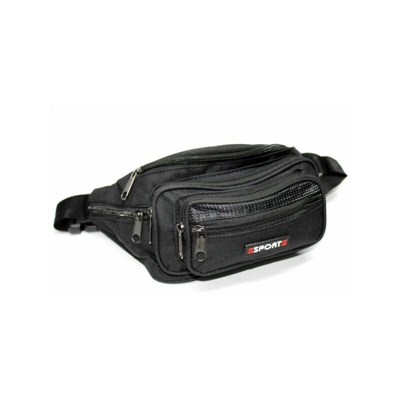 Exsensa - BORSELLO UOMO MULTIUSO BORSA MARSUPIO MULTIUSO COLORE NERO MOD. 258