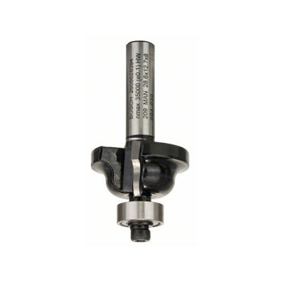 Bosch Fresa per profili B, 8 mm, R1 4 mm, B 8 mm, L 12,4 mm, G 54 mm