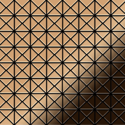 Mosaico metallo solido Titanio specchiato Amber rame spesso 1,6 mm ALLOY Deco-Ti-AM en oferta