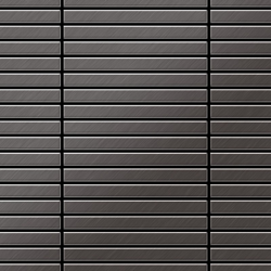 Mosaico metallo solido Titanio spazzolato Smoke grigio scuro spesso 1,6 mm ALLOY Linear-Ti-SB precio