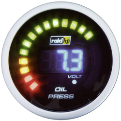 Indicatore pressione olio 660501 Strumento da incasso Campo di Misura 0 - 7 bar NightFlight Digital Blue Blu, B - Raid Hp en oferta