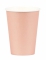 8 bicchieri oro rosa di carta