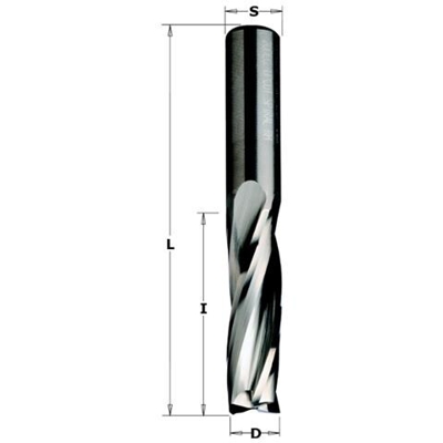 Fresa Elicoidale Z3 Pos. Hwm D=16x55x110 Dx 193.160.11