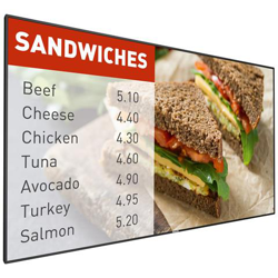 Display LFD 55'' LED 55BDL5057P / 00 1920x1080 Full HD Tempo di RIsposta 8 ms en oferta