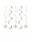 5 Sospensioni spirale unicorno fatato 76 e 99cm en oferta