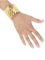 Bracciale con foglie d'oro per adulto