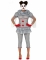 Costume clown folle con pantalone donna