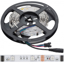Striscia LED 150 LEDs 5M 12VDC SMD5050 Digitale RGB GR-LDT-W30DIGRGB | RGB (GR-LDT-W30DIGRGB) - GREENICE precio