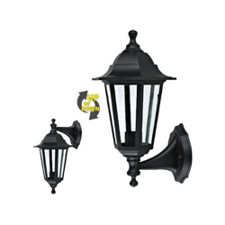 Applique esterno Poseidone nero IP44 1 x E27 - NOVA LINE precio