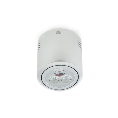 Downlight Montato a Soffitto a LED Alluminio 3W 300Lm 30.000H | Bianco Freddo (HO-DOWNSUP3W-A-CW) - GREENICE