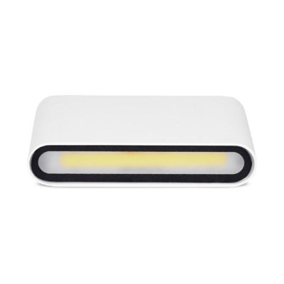 Wisdom - Applique Led 16W IP65 per esterno ed interno Slim Bianco Freddo 6000K bianco