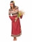 Costume da hippy donna bordeaux