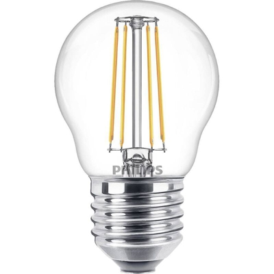 LED (monocolore) Classe energetica: A++ (A++ - E) Philips Lighting Classic 76317600 E27 Potenza: 4.3 W Bianco caldo