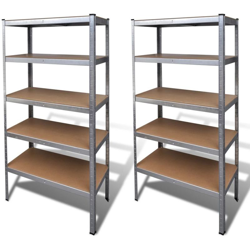 Scaffali di Stoccaggio Robusti Set 2 pz - ASUPERMALL características