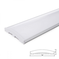 Profilo/Apparecchio Alluminio 10 X Striscia Led - Diffusore Latteo x 1M (SU-PE001A) - GREENICE precio