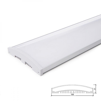 Profilo/Apparecchio Alluminio 10 X Striscia Led - Diffusore Latteo x 1M (SU-PE001A) - GREENICE
