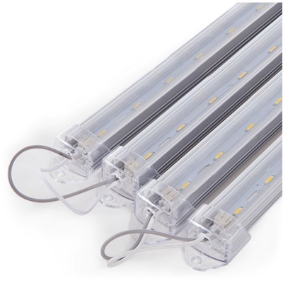 Luminaire Aluminium Eco 1 X LED Tube T8 60Cm | Bianco Caldo (KD-147-4X1_5W-ARM-WW) - GREENICE