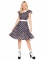 Costume anni '50 a pois da donna