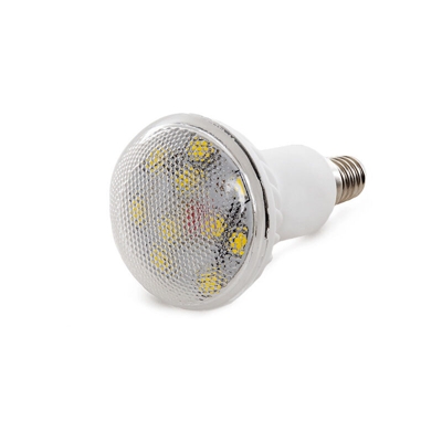 Lampadina a LED Ceramica R50 E14 5W 350-400Lm 30.000H | Bianco Freddo (HO-5W-R50-E14-CW) - GREENICE
