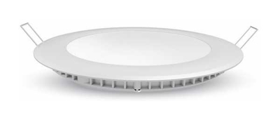 Pannello LED da incasso rotondo 18W 3000K 1350LM 120° + Driver - V-TAC