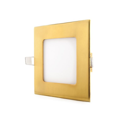 Downlight LED Slimline Piazza 120X120 Mm 6W 480Lm 50.000H Oro | Bianco Caldo (GL-CL-S6N-G-WW) - GREENICE características