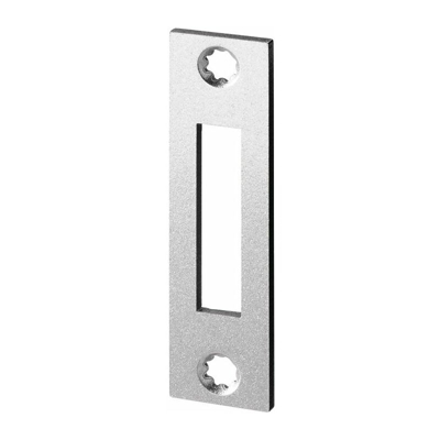 BKS Piastra di battuta STA argento B.24xL.90mm DIN L/R